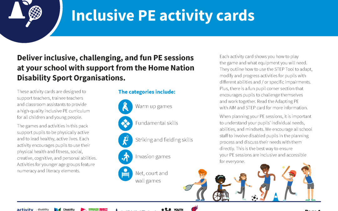 Inclusive PE Activity Cards: Intro & Guidelines