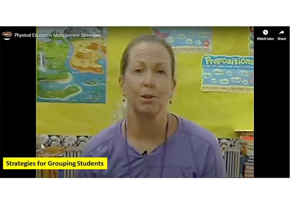 PE Management: Strategies for Grouping Students